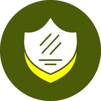 Shield Glyph Colorful Style Icon vector