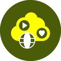 Cloud Colorful Symbol vector