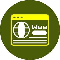Website Colorful Symbol vector