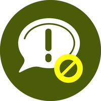 Warning Notification Style Colorful Symbol vector