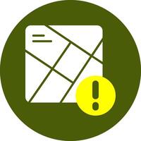 Map Notification Style Colorful Symbol vector