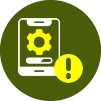 Update Notification Style Colorful Symbol vector