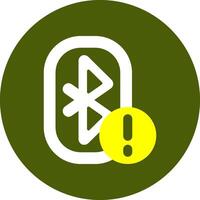 Bluetooth Notification Style Colorful Symbol vector