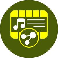 Share Colorful Symbol vector