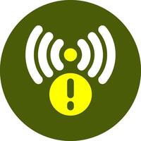 Signal Notification Style Colorful Symbol vector