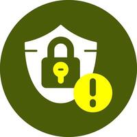 Privacy Notification Style Colorful Symbol vector
