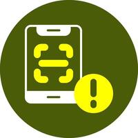 Scanner Notification Style Colorful Symbol vector
