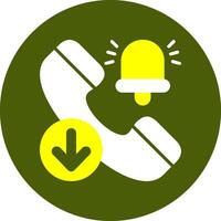 Ringing Notification Style Colorful Symbol vector