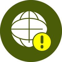 World Notification Style Colorful Symbol vector