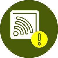 Cast Notification Style Colorful Symbol vector