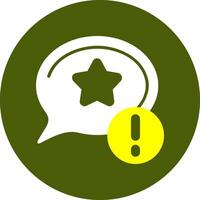 Favourite Notification Style Colorful Symbol vector