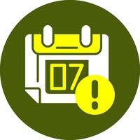 Calendar event Notification Style Colorful Symbol vector