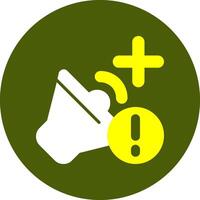 Volume Notification Style Colorful Symbol vector