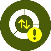 Data usage Notification Style Colorful Symbol vector