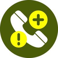 Emergency Notification Style Colorful Symbol vector