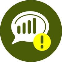 Network signal Notification Style Colorful Symbol vector