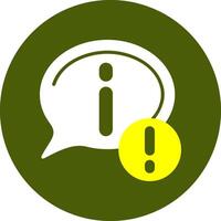 Information Notification Style Colorful Symbol vector