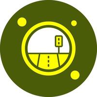 Traffic Solid Style Color Icon vector
