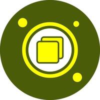 Restore Down Solid Style Color Icon vector