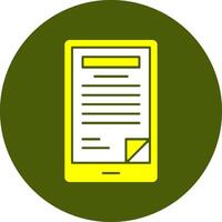 E-book reader Solid Style Colorful Icon vector