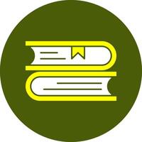 Stack of books Solid Style Colorful Icon vector