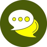Speech bubble Style Colorful Design vector