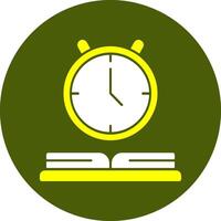 Reading challenge Solid Style Colorful Icon vector
