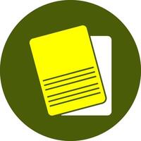 Flashcards Solid Style Colorful Icon vector