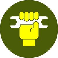 Labor Rights Symbol Solid Style Colorful Icon vector