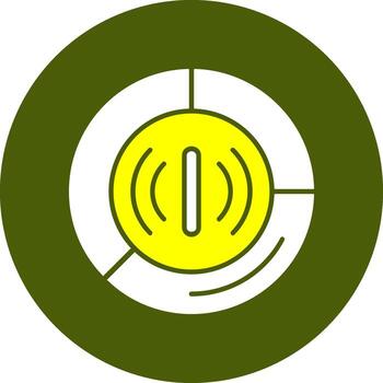 Data usage Solid Style Colorful Icon vector