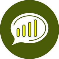 Network signal Solid Style Colorful Icon vector