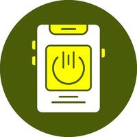 Running apps Solid Style Colorful Icon vector