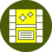 Camera roll Solid Style Colorful Icon vector