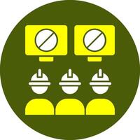 Workers March Solid Style Colorful Icon vector
