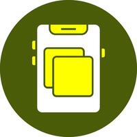 Screen mirroring Solid Style Colorful Icon vector