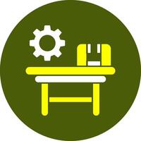 Workbench Solid Style Colorful Icon vector