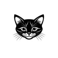 cat icon head vector