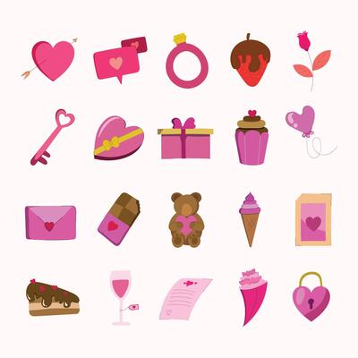 Set of Valentine Flat Elements