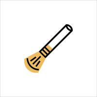 A brush icon on a white background vector