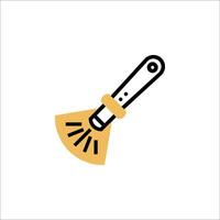 A brush icon on a white background vector