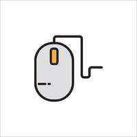 Computer mouse icon illustration vector