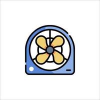 A fan icon on a white background vector