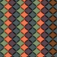 Abstract minimalistic pattern design in vintage hippie style. seamless colorful pattern. Ready to use vector