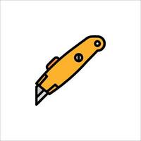 A knife icon on a white background vector