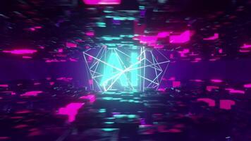 opener Sci-Fi 3D loop Artificial Intelligence Text Sign video