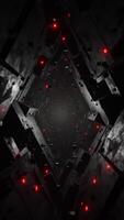 Vertical Dynamic Sci-Fi VJ Loop Tunnel 3d animation video