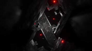 Tiny Tunnel Sci-Fi VJ Seamless Loop 3D Animation video