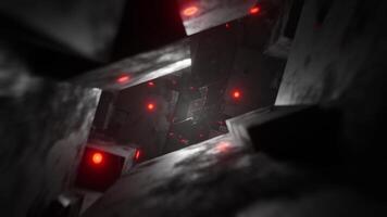Hypnotic Sci-Fi VJ Loop Tunnel 3d flying animation video