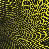 Abstract geometric pattern in the form of a golden grid on a black background vector