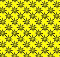 Seamless texture in the form of a pattern of stars on a yellow background vector